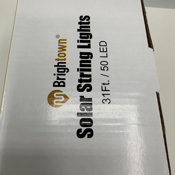 Warm White 31ft 50Led Snowflake String Lights Indoor Outdoor 8 Light Mod… - Picture 6 of 8